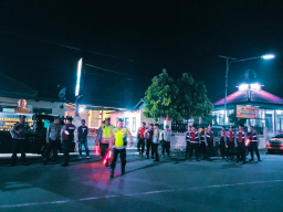 Polres Nganjuk Gelar Patroli SREG, Antisipasi Balap Liar dan Kejahatan Jalanan