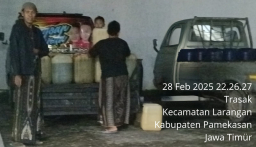 SPBU Baru di Trasak Dengan lambung 54.693.13 Pamekasan, Diduga Lakukan Penyalahgunaan BBM Bersubsidi