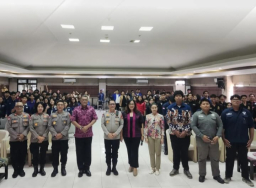 PROGRAM JUMAT CURHAT, DIRBINMAS POLDA BALI SAMPAIKAN TERKAIT ANTI KORUPSI DAN MENJAUHI NARKOBA