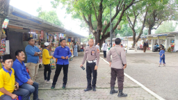 Polres Pelabuhan Tanjungperak Siagakan Anggota di Tempat Wisata Selama Libur Lebaran