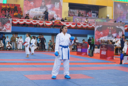 Polwan Polresta Sidoarjo Bripda Gaby, Ukir Prestasi di Piala Panglima Divisi Infanteri 2 Kostrad