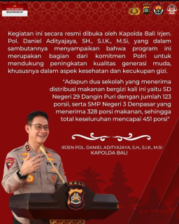 Polda Bali Launching Operasional SPPG
