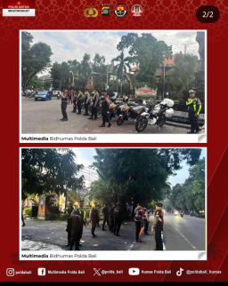 Polda Bali Siap Berantas Premanisme dan gangguan kamtibmas melalui Patroli Gabungan