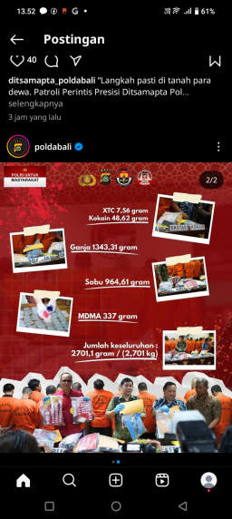 Ops Pekat Berakhir Polda Bali Ungkap 56 Kasus Premanisme