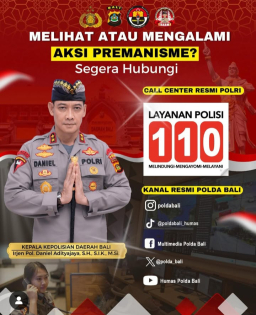 Sobat Polri, Mari Berantas Premanisme Bersama!