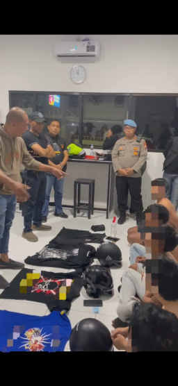 Lima Oknum Anggota Perguruan Silat Diamankan Polres Blitar karena Ganggu Ketertiban Umum