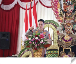 Kapolda Bali Beri Arahan Saat Kunjungan Kerja Ke Polres Gianyar