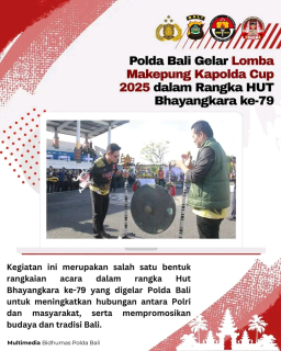 Polda Bali Gelar Lomba Makepung Kapolda Cup 2025 dalam Rangka HUT Bhayangkara ke-79
