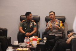 Bincang Hangat Kapolres Trenggalek Bersama Dandim 0806, Bahas Dinamika Kamtibmas Terkini