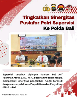 Tingkatkan Sinergitas Puslafor Polri Supervisi Ke Polda Bali