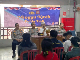 Program Minggu Kasih, Ditpamobvit Polda Bali bersama Biddokkes polda bali dan Ditbinmas Polda Bali