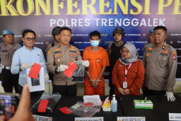 Polres Trenggalek Gulung Sindikat Penipuan Online, Kejar hingga Luar Pulau