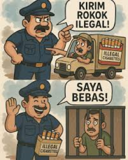Polsek Robetal Polres Sampang, Diduga Membaking Praktik Rokok Ilegal