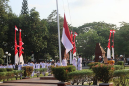 Rangkaian Upacara Peringatan HUT ke-80 Sukses Digelar Tanpa Kendala, Polres Trenggalek Berikan Apresiasi