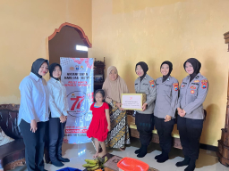 Pererat Soliditas dan Solidaritas, Polres Trenggalek Anjangsana Polwan Senior