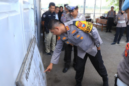 Kapolres Ngawi Pimpin Patroli dan Pengecekan Pos Lalu Lintas