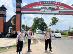 Antispasi Aksi di Tulungagung, Polres Trenggalek Siagakan Personel