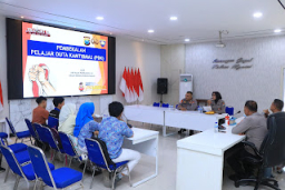 6 Pelajar Duta Kamtibmas Dapat Pembekalan dari Polres Ngawi
