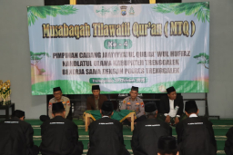 Polres Trenggalek Bersama JQH NU Gelar MTQ, Diikuti Puluhan Peserta