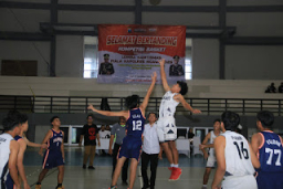 Basket Antar Pelajar Piala Kapolres Ngawi 2025 Berlangsung Meriah
