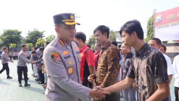 Apel Kebangsaan Serikat Pekerja/Buruh di Polresta Banyuwangi: Komitmen Bersama Menjaga Kondusifitas Daerah