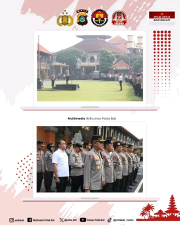 Polda Bali Gelar Apel Jam Pimpinan, Tekankan Pentingnya Mental Kuat untuk Pelayanan Prima