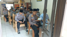 Wakapolres Ngawi Cek dan Binrohtal di Polsek Sine