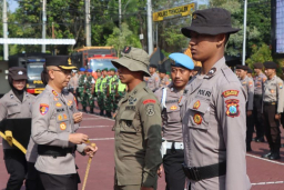 Kesiapan Tangani Bencana Alam, Puluhan Personel Polres Trenggalek Dilatih Kompetensi SAR