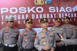 Wujud Kesiapsiagaan, Polres Trenggalek Dirikan Posko Tanggap Darurat Bencana Alam