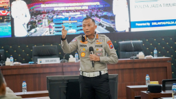 Hari Pertama Operasi Zebra Semeru 2025 Fatalitas Kecelakaan di Jatim Nihil