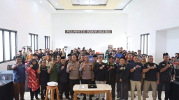 Polresta Banyuwangi Kumpulkan Perguruan Silat, Satukan Ikrar Jaga Kamtibmas