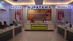 Bidkum Polda Jatim Gelar Supervisi Tahap II di Mapolres Trenggalek