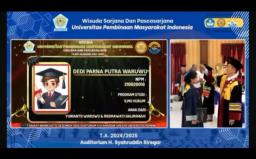 Khidmat di Auditorium Syahruddin Siregar, UPMI Gelar Sidang Terbuka Senat Luluskan Dedi Parna Putra Waruwu