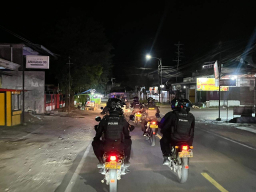Polresta Banyuwangi Gelar Patroli Skala Besar untuk Amankan Malam Akhir Pekan