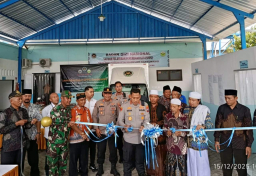 Kapolresta Banyuwangi Resmikan SPPG Yayasan Forkam di Muncar