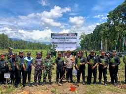 Polresta Banyuwangi Tanam Pohon untuk Mitigasi Bencana Hidrometeorologi