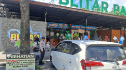 Polres Blitar Laksanakan Pos Pam Wisata di Blitar Park dalam Rangka Ops Lilin Semeru 2025