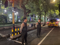 Gelar `Patroli Tarawih`, Polres Trenggalek: Berikan Rasa Aman Masyarakat Selama Bulan Ramadan