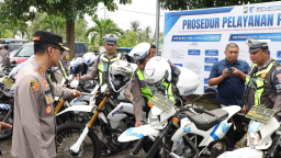 Sambut Operasi Ketupat Semeru 2026, Kapolresta Banyuwangi Cek Kesiapan Kendaraan Dinas