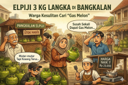 Krisis Gas Melon, Dilema Warga Bangkalan di Tengah Kelangkaan dan Lonjakan Harga