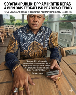 Amien Rais Disorot, AMI: Jangan Sebar Isu Tanpa Fakta, Rakyat Butuh Ketenangan!
