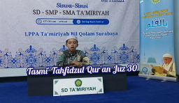 Keren! Muhammad Hasyim Ashari, Siswa SD Ta’miriyah Simokerto Surabaya Sukses Tasmi’ Al-Qur’an Juz 30 Sekali Duduk