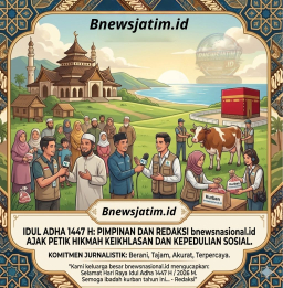 Maknai Keikhlasan Idul Adha 1447 H, Keluarga Besar bnewsnasional.id Sampaikan Pesan Damai