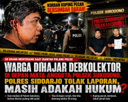 Dugaan Pembiaran Oknum Aparat di Sidoarjo, Warga Dikeroyok 50 Orang Usai Mediasi di Polsek Sukodono