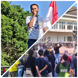 Jaringan Mata Publik Gelar Aksi , Desak Kejati Jatim Usut Dugaan Pungli Perizinan 100 Titik Tambang di Sampang Madura