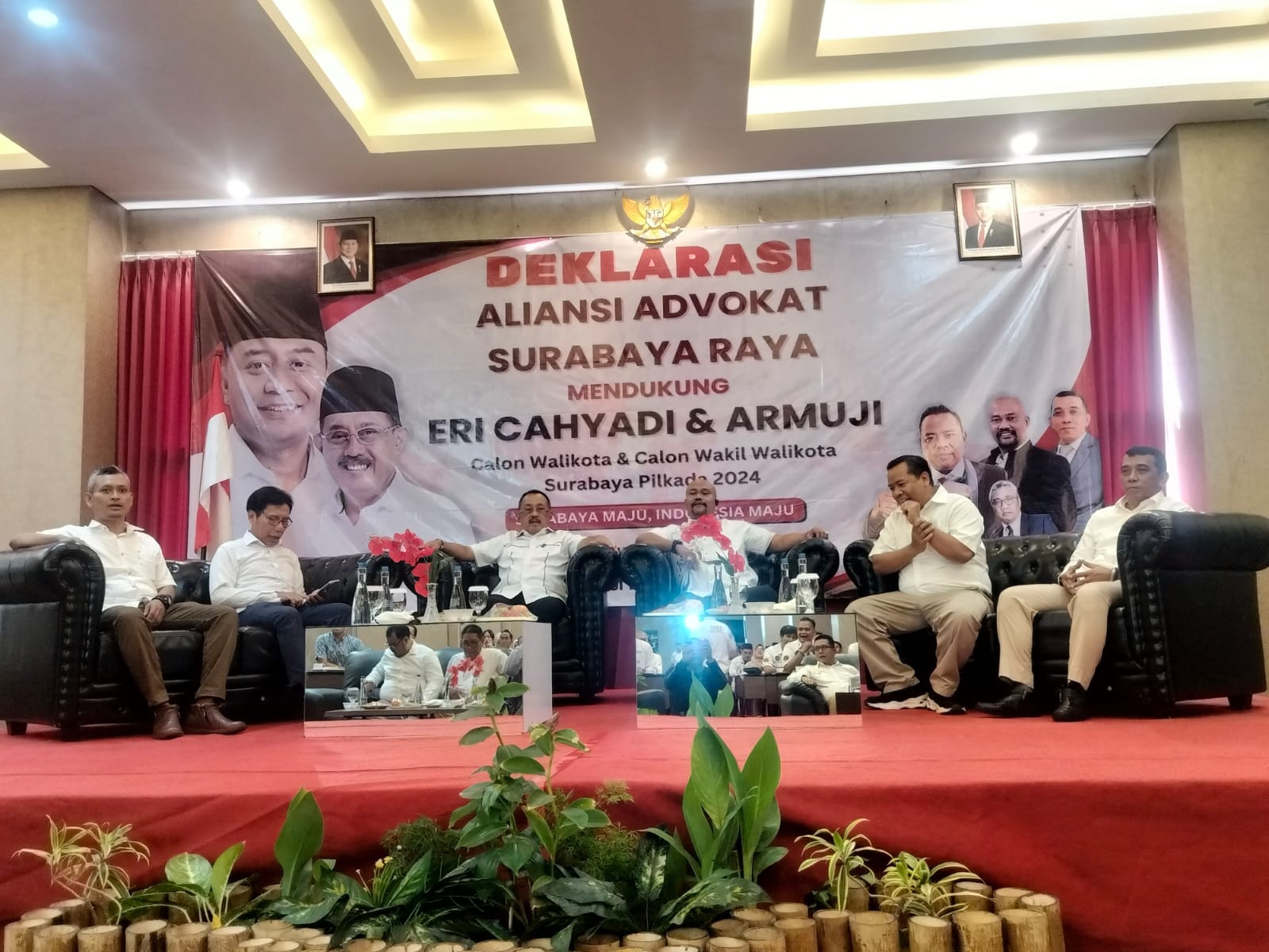 Aliansi Advokat Surabaya Raya Nyatakan Dukungan untuk Eri Cahyadi dan Armuji di Pilkada Surabaya 2024