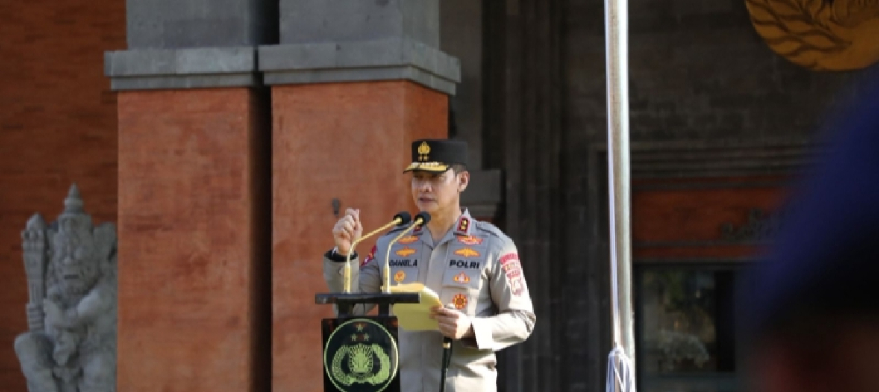 Pimpin Apel Pagi, Kapolda Bali : Tindak Tegas Segala Bentuk Premanisme