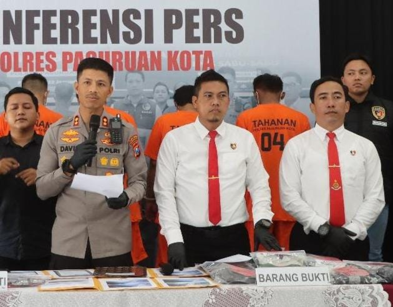 Polres Pasuruan Kota Komitmen Berantas Premanisme Jaga Iklim Investasi, Berkas Kasus Tiga Preman Dilimpahkan Kejaksaan