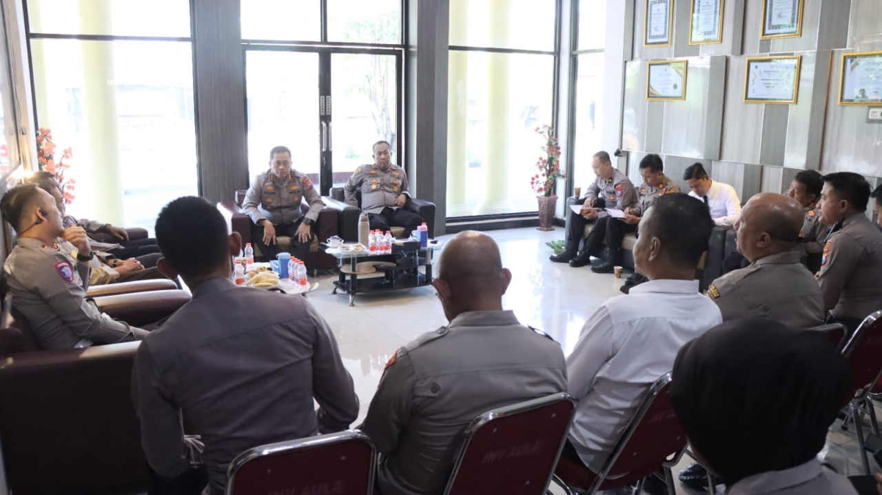 Ngopi Bareng Bahas Kamtibmas, Polres Nganjuk Perkuat Sinergi Jajaran