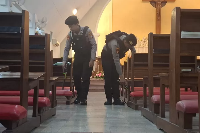 Polres Jombang Sterilisasi Gereja, Pastikan Natal Aman